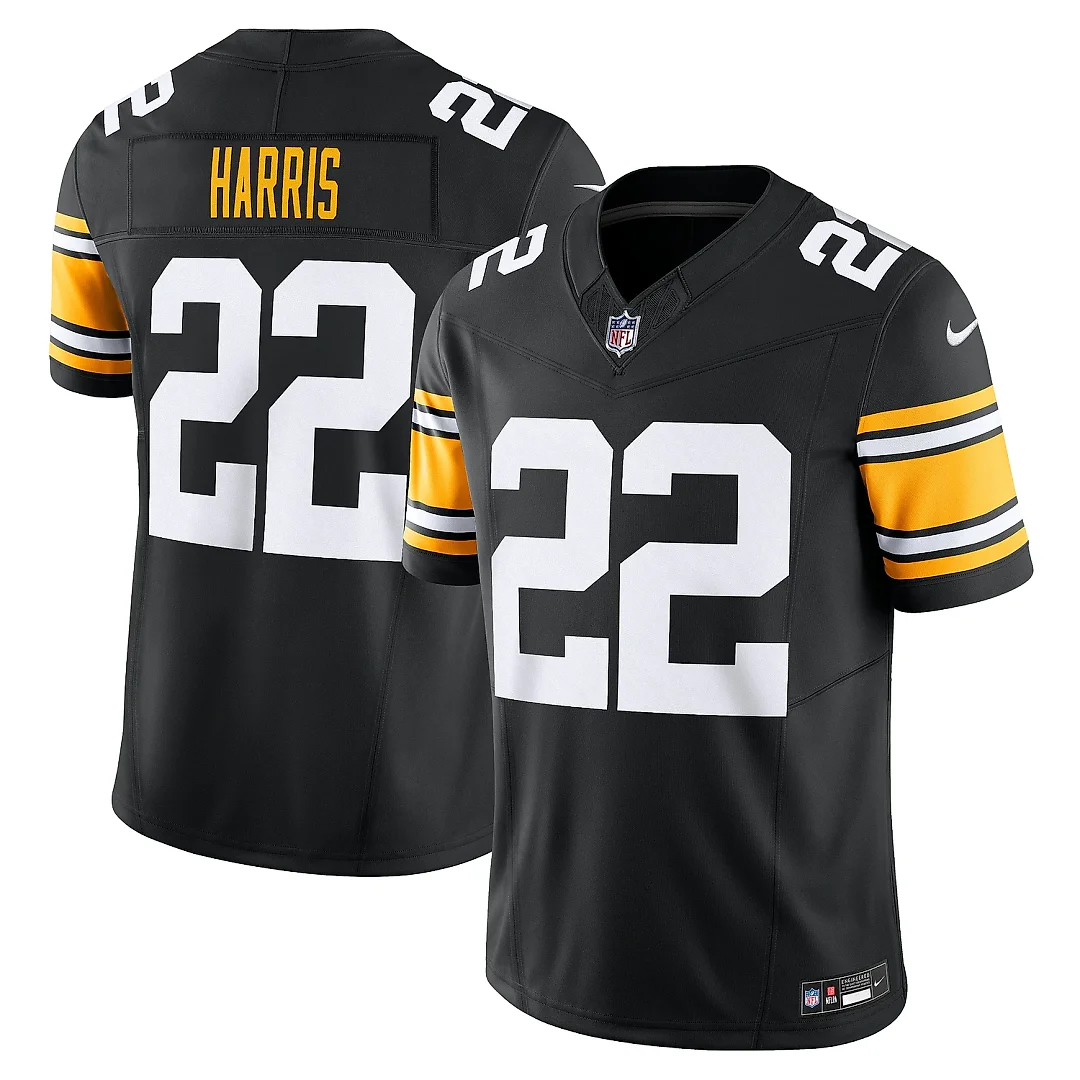 Zennovawear Men's Pittsburgh Steelers Najee Harris Black Vapor F.U.S.E. Limited Jersey