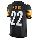 Zennovawear Men's Pittsburgh Steelers Najee Harris Black Vapor Limited Jersey