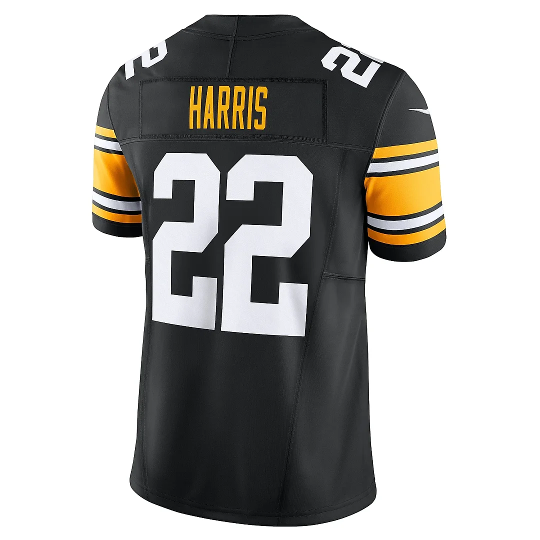 Zennovawear Men's Pittsburgh Steelers Najee Harris Black Vapor F.U.S.E. Limited Jersey