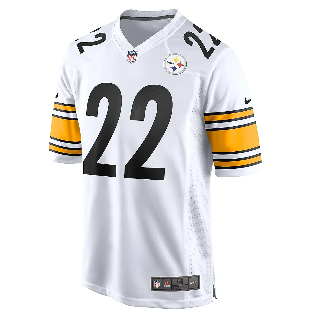 Zennovawear Men's Pittsburgh Steelers Najee Harris White Game Jersey