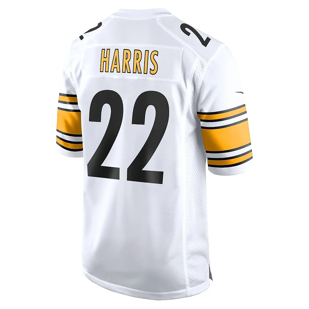 Zennovawear Men's Pittsburgh Steelers Najee Harris White Game Jersey