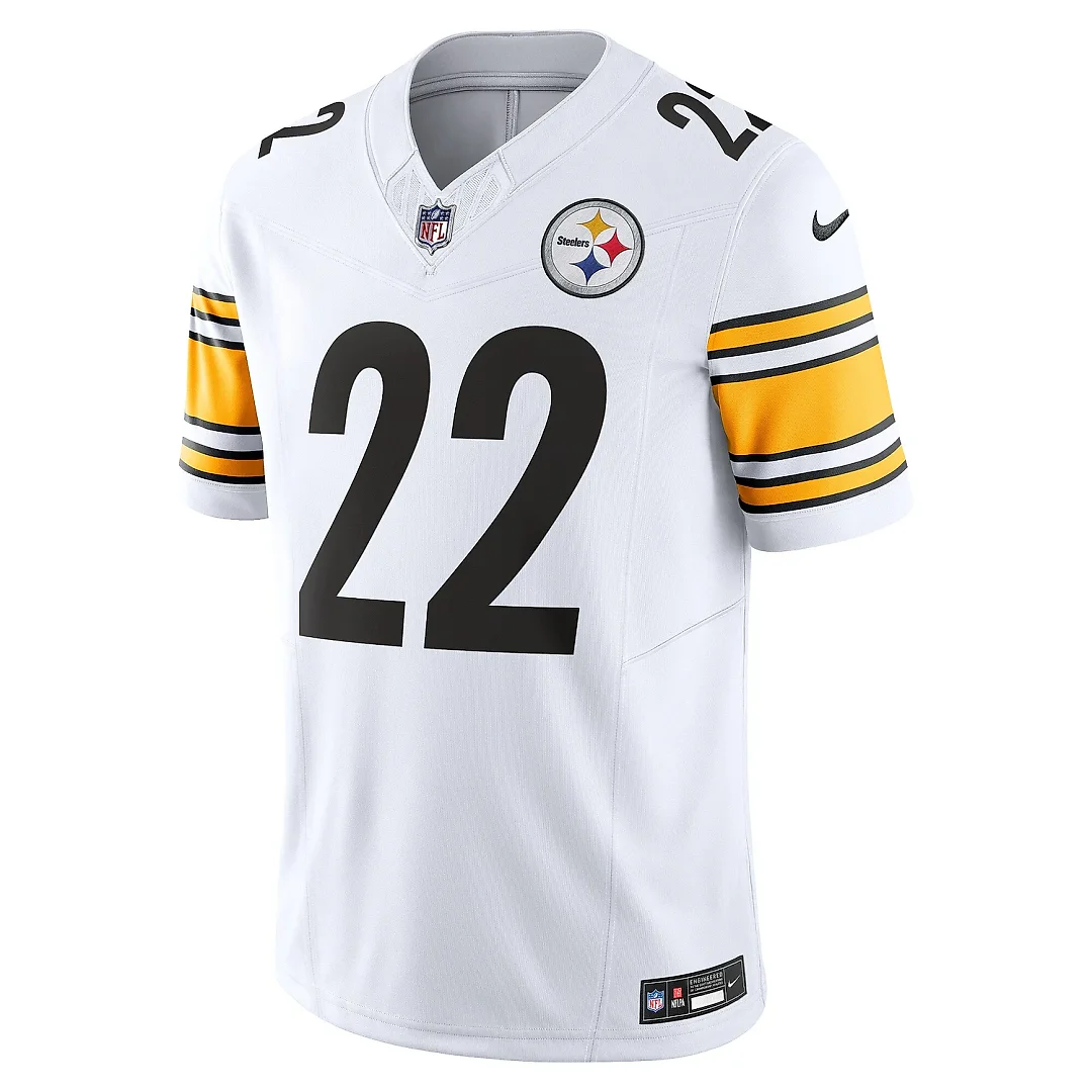 Zennovawear Men's Pittsburgh Steelers Najee Harris White Vapor F.U.S.E. Limited Jersey