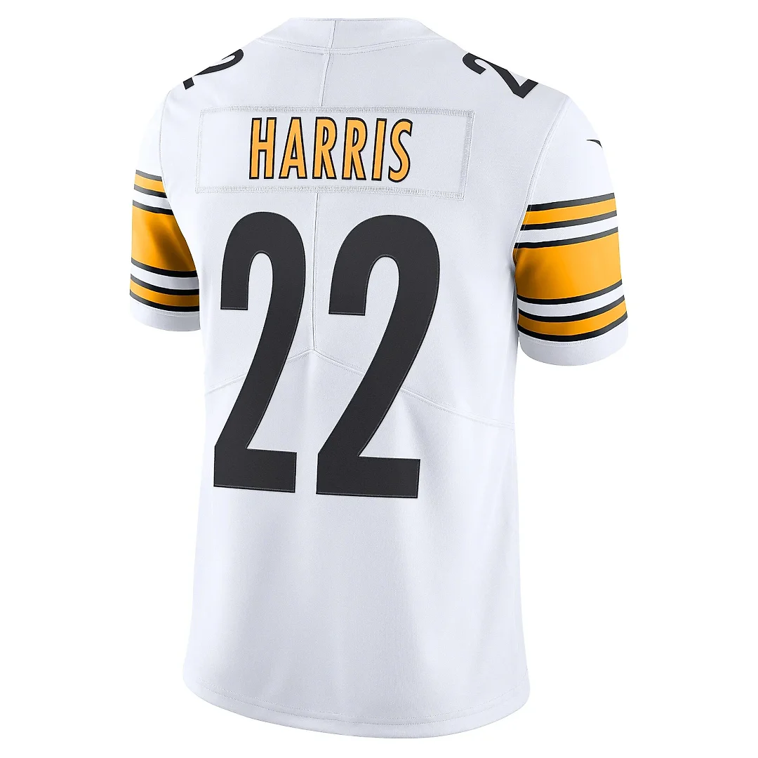 Zennovawear Men's Pittsburgh Steelers Najee Harris White Vapor Limited Jersey