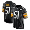 Zennovawear Men's Pittsburgh Steelers Nick Herbig Black Game Jersey