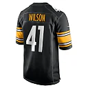 Zennovawear Men's Pittsburgh Steelers Payton Wilson Black Game Jersey