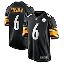 Zennovawear Men's Pittsburgh Steelers Pressley Harvin III Black Game Jersey