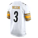 Zennovawear Men's Pittsburgh Steelers Russell Wilson White White Game Jersey