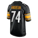 Zennovawear Men's Pittsburgh Steelers Spencer Anderson Black Game Jersey