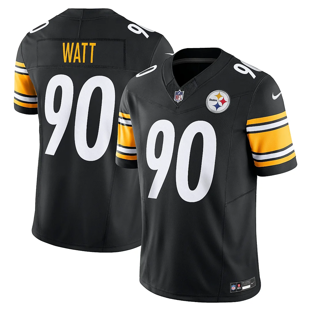 Zennovawear Men's Pittsburgh Steelers T.J. Watt Black Vapor F.U.S.E. Limited Jersey