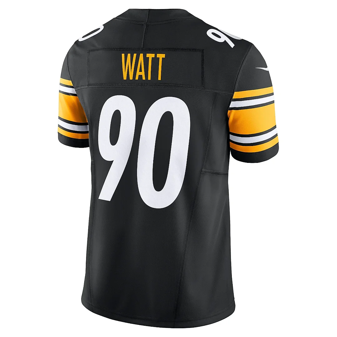 Zennovawear Men's Pittsburgh Steelers T.J. Watt Black Vapor F.U.S.E. Limited Jersey