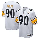 Zennovawear Men's Pittsburgh Steelers T.J. Watt White Game Jersey