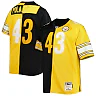 Zennovawear Men's Pittsburgh Steelers Troy Polamalu Mitchell & Ness Black/Gold Big & Tall Split Legacy Retired Player Jersey