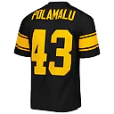 Zennovawear Men's Pittsburgh Steelers Troy Polamalu Mitchell & Ness Black Legacy Jersey