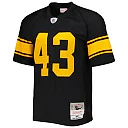Zennovawear Men's Pittsburgh Steelers Troy Polamalu Mitchell & Ness Black Legacy Jersey
