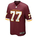 Zennovawear Men's Saahdiq Charles Washington Football Team Burgundy Game Player Jersey