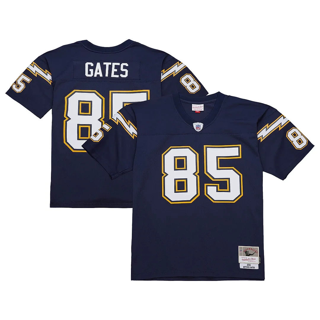 Zennovawear Men's San Diego Chargers Antonio Gates Mitchell & Ness Navy 2006 Legacy Jersey