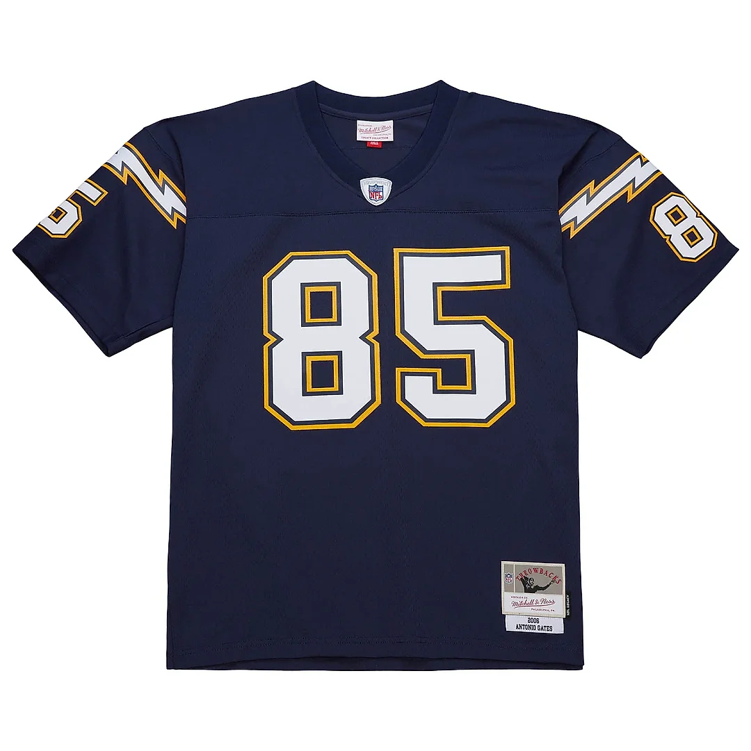 Zennovawear Men's San Diego Chargers Antonio Gates Mitchell & Ness Navy 2006 Legacy Jersey