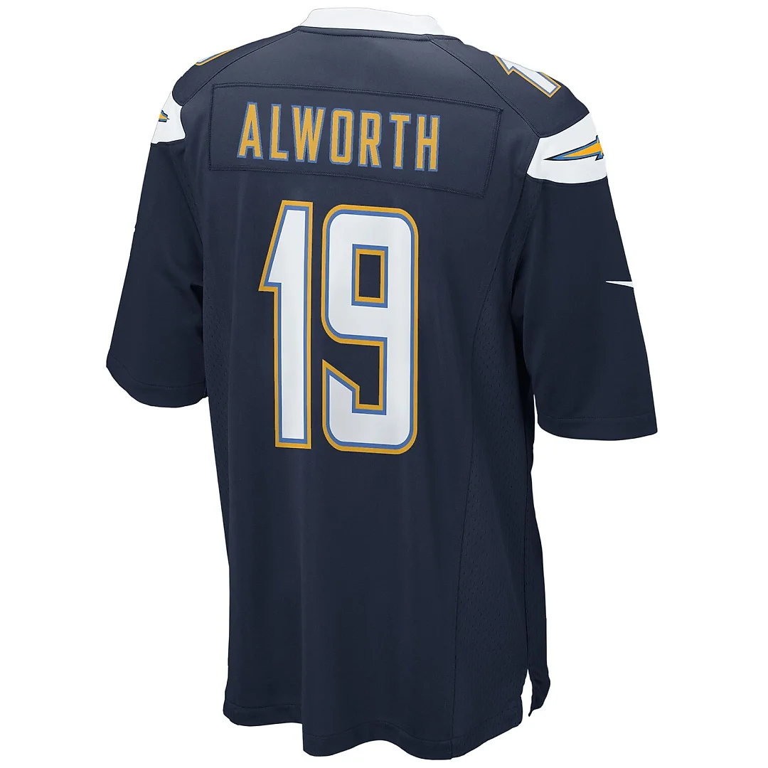 Zennovawear San Diego Chargers Lance Alworth Gridiron Classics Retired Player Game Jersey - Navy