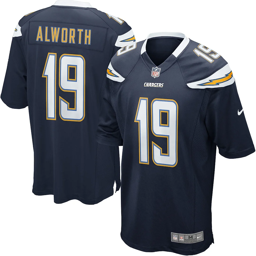 Zennovawear San Diego Chargers Lance Alworth Gridiron Classics Retired Player Game Jersey - Navy