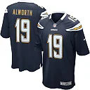 Zennovawear San Diego Chargers Lance Alworth Gridiron Classics Retired Player Game Jersey - Navy