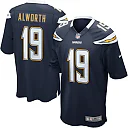 Zennovawear San Diego Chargers Lance Alworth Gridiron Classics Retired Player Game Jersey - Navy