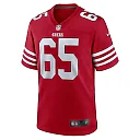 Zennovawear Men's San Francisco 49ers Aaron Banks Scarlet Team Game Jersey