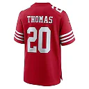 Zennovawear Men's San Francisco 49ers Ambry Thomas Scarlet Game Jersey