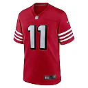 Zennovawear Men's San Francisco 49ers Brandon Aiyuk Scarlet Alternate Game Jersey
