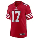 Zennovawear Men's San Francisco 49ers Brandon Allen Scarlet Game Jersey