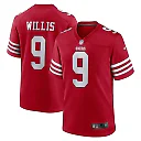 Zennovawear Men's San Francisco 49ers Brayden Willis Scarlet Team Game Jersey