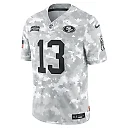 Zennovawear Men's San Francisco 49ers Brock Purdy Arctic Camo 2024 Salute to Service Limited Jersey
