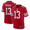 Zennovawear Men's San Francisco 49ers Brock Purdy Scarlet Game Player Jersey