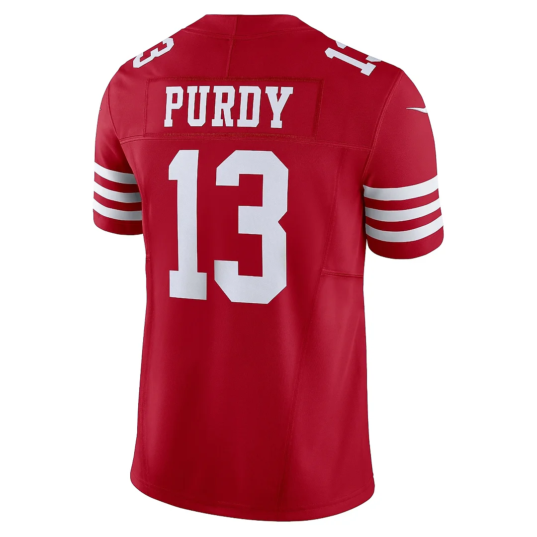 Zennovawear Men's San Francisco 49ers Brock Purdy Scarlet Vapor F.U.S.E. Limited Jersey