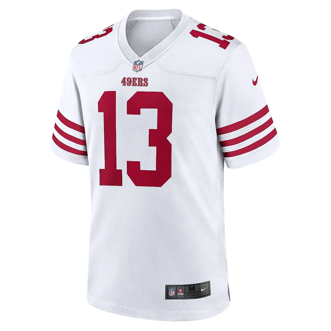 Zennovawear Men's San Francisco 49ers Brock Purdy White Game Player Jersey
