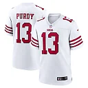 Zennovawear Men's San Francisco 49ers Brock Purdy White Game Player Jersey