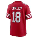 Zennovawear Men's San Francisco 49ers Chris Conley Scarlet Game Jersey
