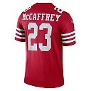 Zennovawear Men's San Francisco 49ers Christian McCaffrey Scarlet Team Legend Player Performance Top