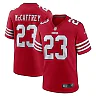 Zennovawear Men's San Francisco 49ers Christian McCaffrey Scarlet Game Player Jersey