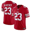 Zennovawear Men's San Francisco 49ers Christian McCaffrey Scarlet Vapor F.U.S.E. Limited Jersey