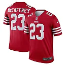 Zennovawear Men's San Francisco 49ers Christian McCaffrey Scarlet Team Legend Player Performance Top