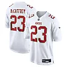 Zennovawear Men's San Francisco 49ers Christian McCaffrey Tundra White Fashion Game Jersey