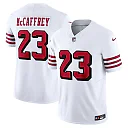 Zennovawear Men's San Francisco 49ers Christian McCaffrey White Vapor F.U.S.E. Limited 2nd Alternate Jersey