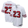 Zennovawear Men's San Francisco 49ers Christian McCaffrey White Game Jersey