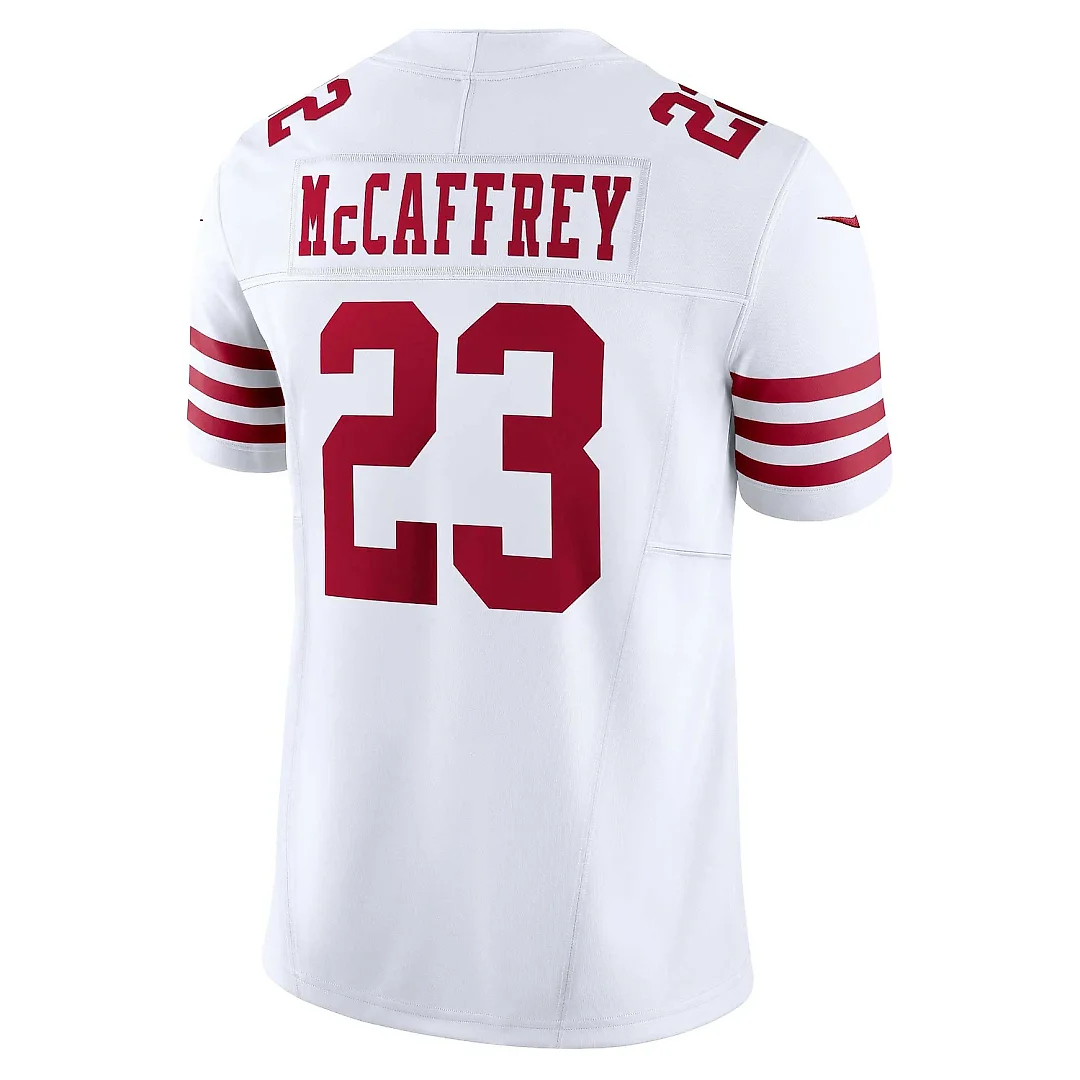 Zennovawear Men's San Francisco 49ers Christian McCaffrey White Vapor F.U.S.E. Limited Jersey