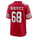 Zennovawear Men's San Francisco 49ers Colton McKivitz Scarlet Game Jersey