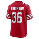 Zennovawear Men's San Francisco 49ers Curtis Robinson Scarlet Game Jersey