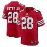 Zennovawear Men's San Francisco 49ers Darrell Luter Jr. Scarlet Game Jersey
