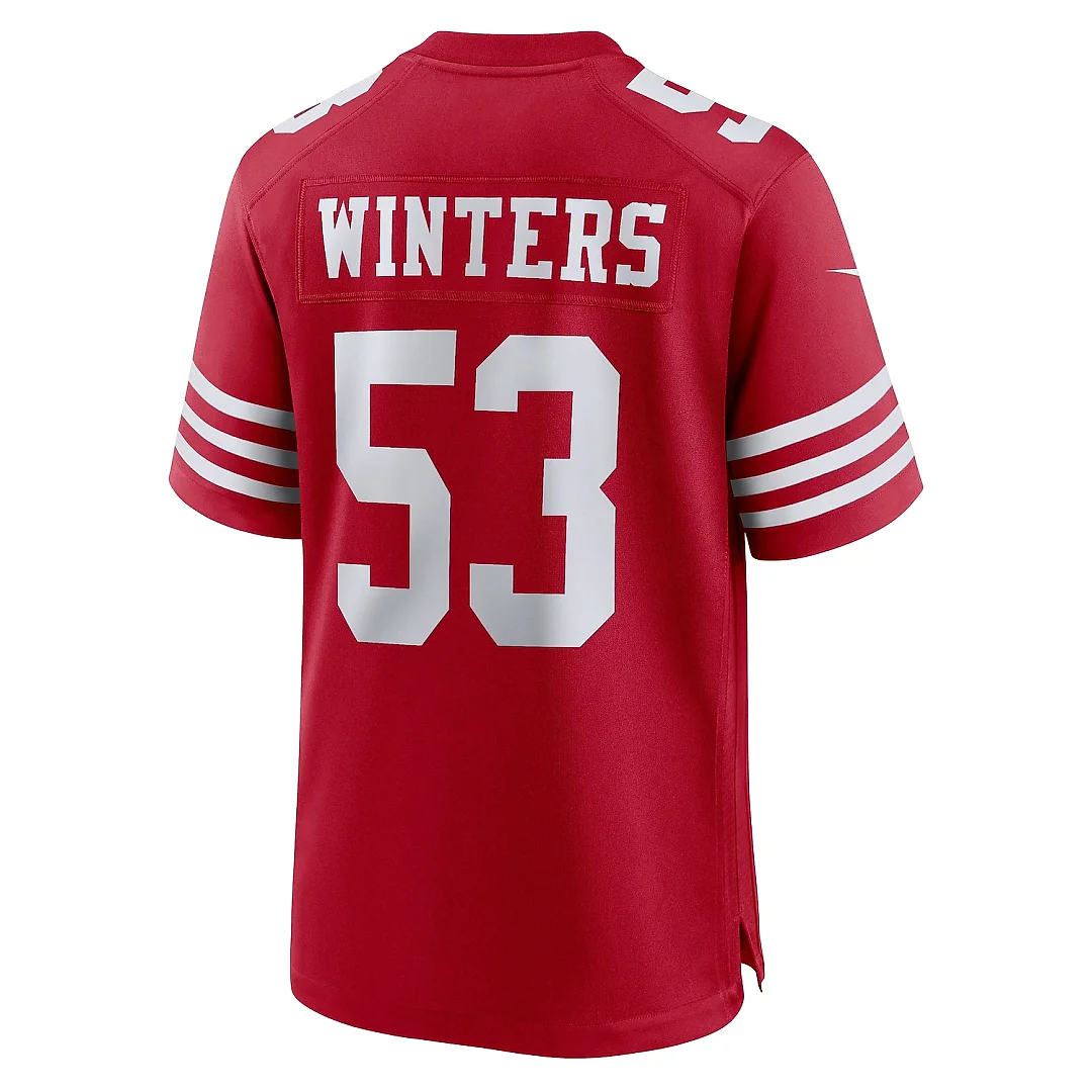 Zennovawear Men's San Francisco 49ers Dee Winters Scarlet Team Game Jersey