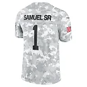 Zennovawear Men's San Francisco 49ers Deebo Samuel Sr Arctic Camo 2024 Salute to Service Limited Jersey