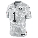 Zennovawear Men's San Francisco 49ers Deebo Samuel Sr Arctic Camo 2024 Salute to Service Limited Jersey